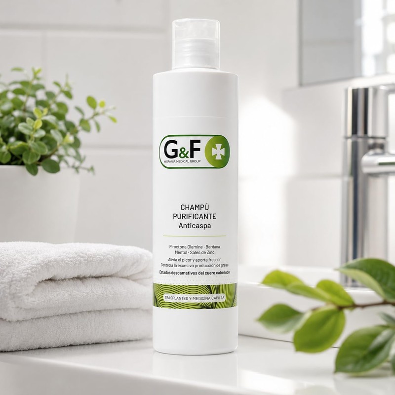 Anti-dandruff shampoo. Shampoo oily hair in a 300 ml bottle.