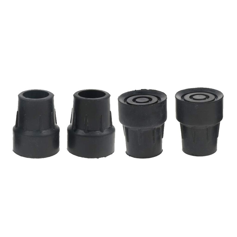 4pcs 25mm Rubber Trekking Pole Cap Crutch Ferrule Non-slip cover