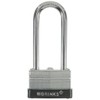 BRINKS 172-42011 Laminated Steel Padlock with 2-1/4" Shackle, 40mm