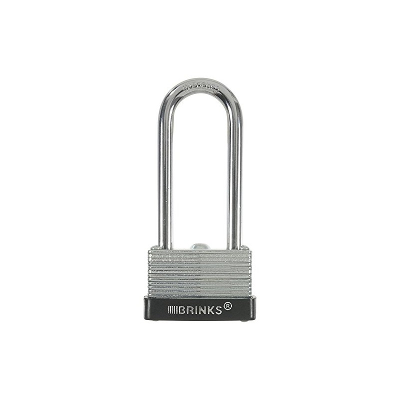BRINKS 172-42011 Laminated Steel Padlock with 2-1/4" Shackle, 40mm