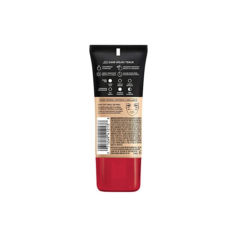 Base de maquillaje Infalible Pro Matte de L'Oreal Paris Rosa
