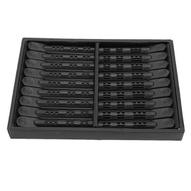 18pcs Professional Perming Hair Roller Household DIY Wavy Curly Hair Curler Styling ToolBlack