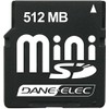 DANE-ELEC 512MB Mini SD Memory Card DASDM0512R