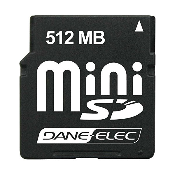 DANE-ELEC 512MB Mini SD Memory Card DASDM0512R
