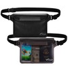 AiRunTech Waterproof Pouch with Waist Strap (2 Pack) | Beach