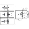 AERZETIX - C49950 - Set of 25 - Expansion Dowels