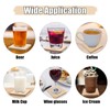 24 PCS Unfinished Square Wood Coasters, SIJDIEE 4 Inch Blank