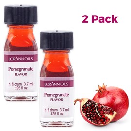 LorAnn Pomegranate SS Flavor, 1 dram bottle (.0125 fl oz - 3.7ml - 1 teaspoon) - 2 Pack