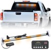 XRIDONSEN 35 inch Traffic Advisor Light Bar 144 LED Amber