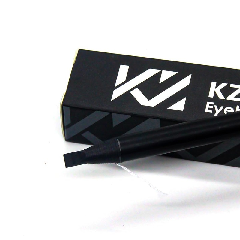 KZBOY Microblading Eyebrow Mapping Pencils with a Sharpener(Black)