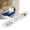 Storage Basket Retractable Bathtub Storage Rack for for Shampoo Shower