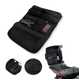 HDBUBALUS Tour Pack Lid Organizer Bag Pouch For Harley Toruing Electra Street Glide 93-23