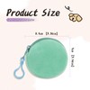 AdiStylinno Pack of 2 Coin Purses for Women, Soft Plush