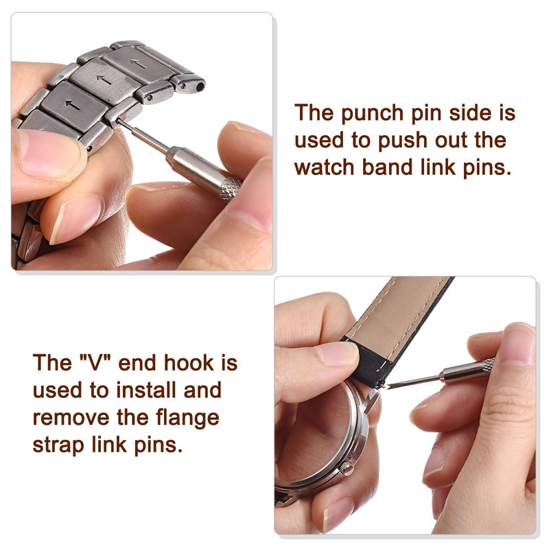 sourcing map 20mm Spring Bar Watch Band Pins Replacement Kit,