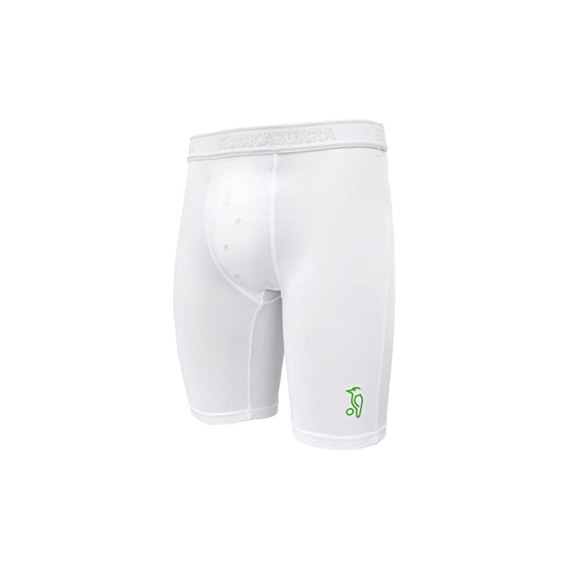 Kookaburra Unisex-Youth Kb Compression Lite Cricket Skin Fit Shorts, White,