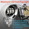 Anki HappiGo 4.5 Inch 2 Pcs Chrome LED Motorcycle Fog