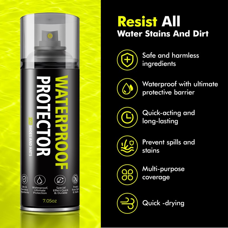 MOYAMUTU Shoe Protector Spray: Rain Stain Dirt Waterproof Shoe Spray,