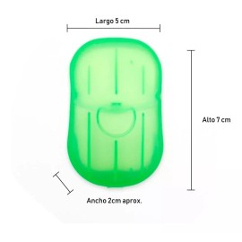 Veraly Jabón Viaje Laminas De Papel Estuche Calidad Surtido 10pzs