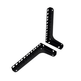 FMUSER 4U Vertical Wall Mount Rack Rails with M6 Rack Mount Screws and Cage Nuts Set for DIY Server and Network Switch Racks