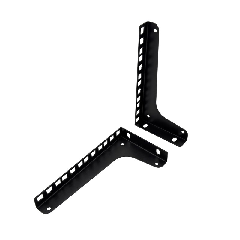 FMUSER 4U Vertical Wall Mount Rack Rails with M6 Rack