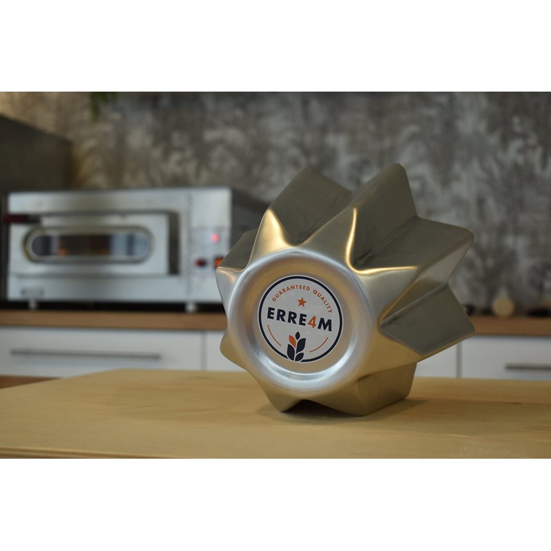 Erretre SRL Pandoro Teflonate Non-Stick Mould 100 g Professional Aluminium