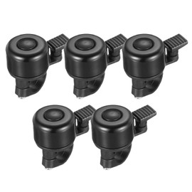 Bicycle Bell [5 pieces] Black Mounting Diameter 0.9 inch (22.2 mm), Single Part Diameter: 1.4 inches (35 mm)