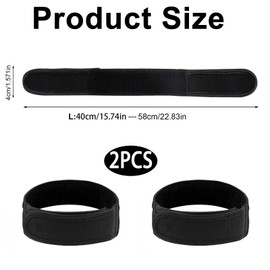 Jidyllic No Buckle Belts for Men Women,2 Pcs No Buckle Elastic Belt Adjustable Waist Invisible Adjustable Waist Belt Buckle elastic Belt for Unisex(Black,L)