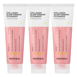 Mediheal Collagen Tangle Glow Cleansing Foam, 3 Pieces, 120ml / 메디힐 콜라겐 탱글결광 클렌징폼, 3개, 120ml