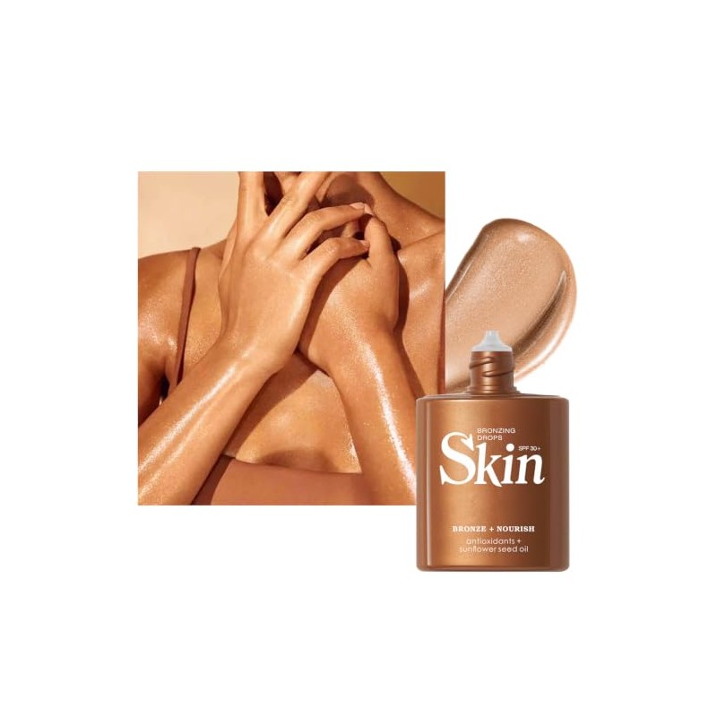 Woakess Body Shimmer Oil Iluminador Líquido Corporal Larga Duración Aceite