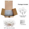 VAVOFO Outdoor String Lights 50FT Patio String Lights Outside Globe