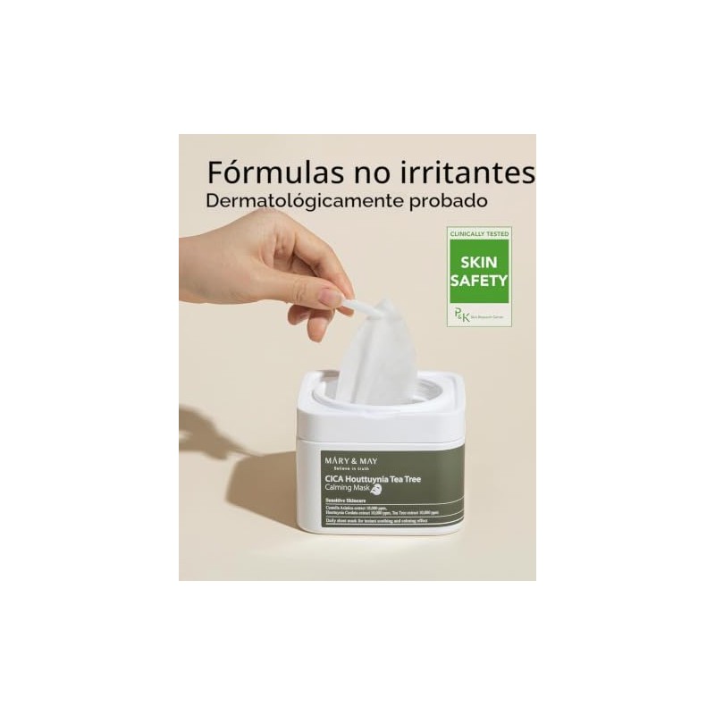 MaryMay Cica Houttuynia Tea Tree Calming Mask - Daily Pull