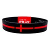 Tap To Pray™ Wristbands - First Responders Firefighters - Size:
