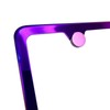 Silicone Back Guard Bottom Cut Out Corner License Plate Frame