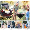 FRECOLSH Large Grill Caddy with Lid - Blackstone Caddy -BBQ