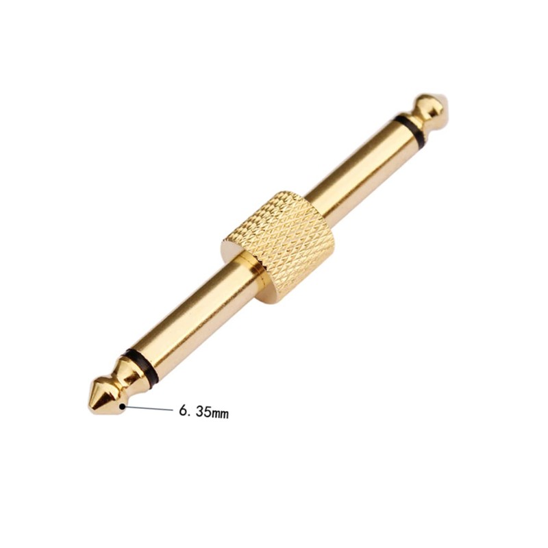 SUPVOX 8pcs Double Guitar Effect Pedals Connector Straight Adapter for