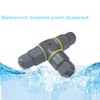 FULARR 2Pcs Premium T-Shape Waterproof Junction Box Outdoor Cable Connector,