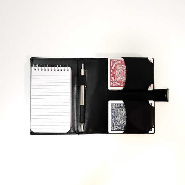 Playing Card Case - Fits Two Decks - Vegan Leather