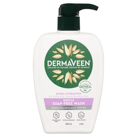 DermaVeen Extra Hydration Gentle Soap-Free Wash 500ml