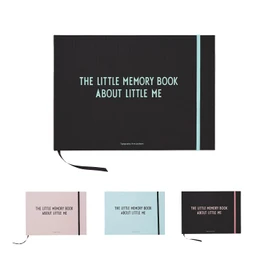 Design Letters Little Memory Book for First 7 Years | Baby Photo Album Book with Envelop & Bookmark | Baby Memory Book Unisex | Baby Journal with Wood Free Paper | Keepsake Record Book for Baby Shower