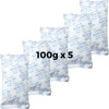 Desicco 100 Gram [5 Packets] Silica Gel Packets Desiccant Packs