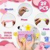 CAMIRUS 28PCS Mochi Squishies Toys, Mini Kawaii Squishies Squeeze Stress