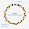 SUPBOMM Baseball Rope Necklaces, League Team Colors Braided Necklace, Baseball