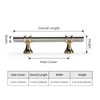 Rergy 10 Pack Brushed Nickel Cabinet Pulls Kitchen Cabinet Handles,