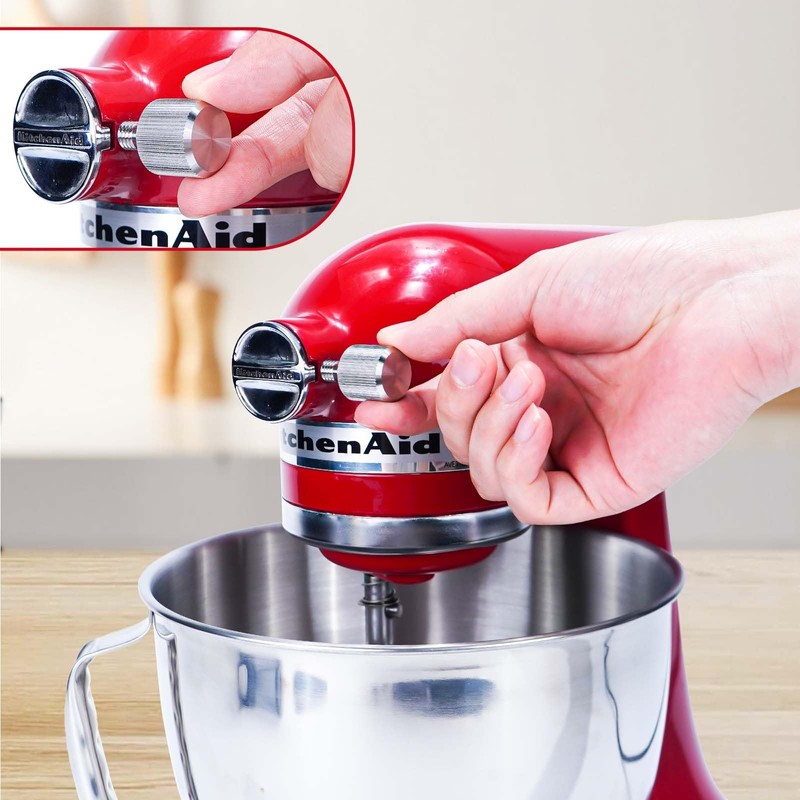 Nabenaufsatzkappe mit Edelstahl Befestigungsschraube für Kitchen Aid 4,5-5 Quart Tilt-Head