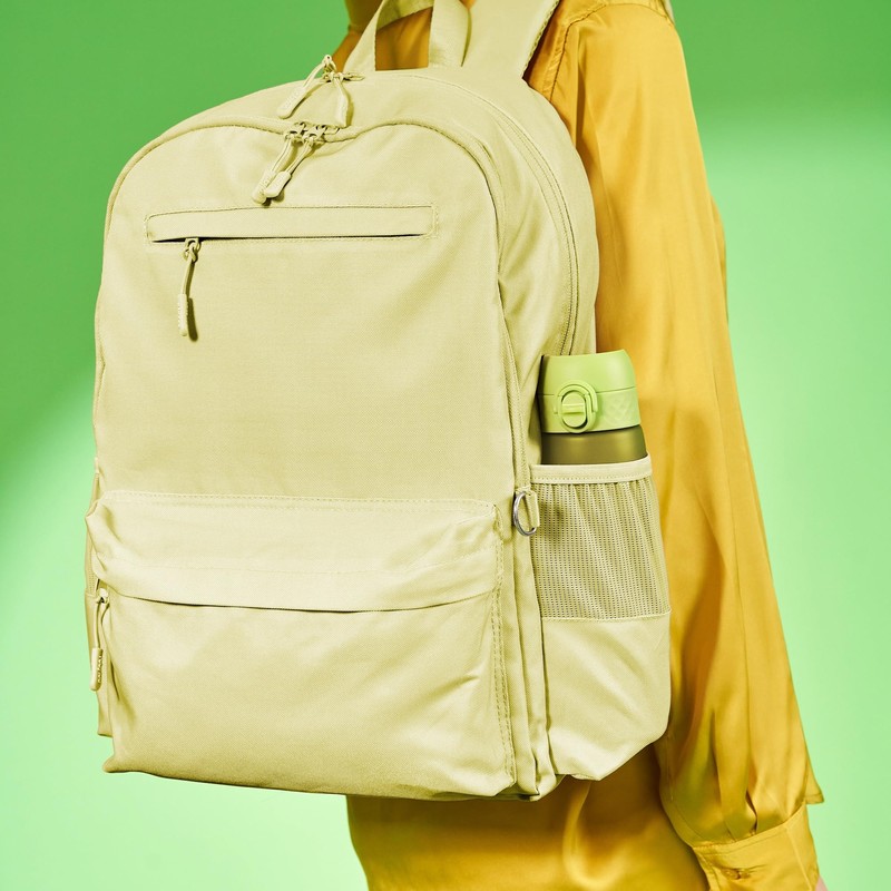 ion8 Leak-Proof Slim Water Bottle, BPA-Free, Green, 500 ml