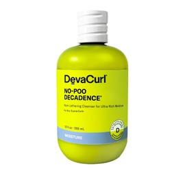 DevaCurl No-Poo Decadence Zero Lather Cleanser For Ultra-Rich Moisture, Green Oasis