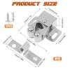 Giantree 6 PCS Cabinet Latch Double Roller Catch Hardware for
