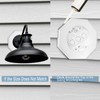 Qishiyi Vinyl Siding Mounting Blocks Kit,Siding Mounting Block with Built-in