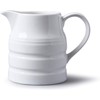 White Fine Porcelian Churn Shaped Cream or Milk Jug 0.5