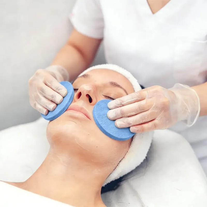 120 Esponjas Faciales Comprimidas Limpieza Exfoliación